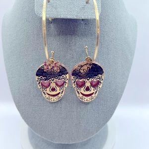 Betsey Johnson Candy Skull earrings - NWOT